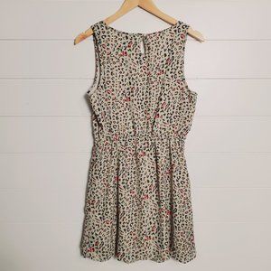 Rainbow Leopard Print Dress